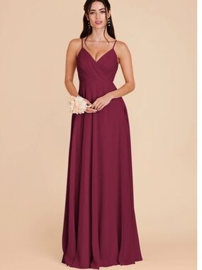 NWT Birdy Grey Kaia Dress Chiffon Berry